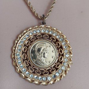 Mercury Medallion Necklace